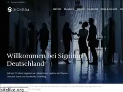 Sites similar to signium.de