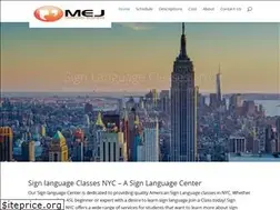 Sites similar to signlanguageclassesnyc.com