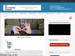 Sites similar to signlanguageco.com