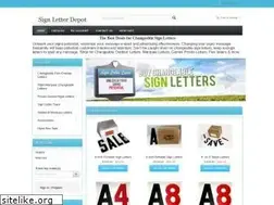 Sites similar to signletterdepot.com