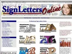 Sites similar to signlettersonline.net