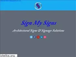 Sites similar to signmysigns.com