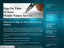 Sites similar to signontimemobilenotaries.org
