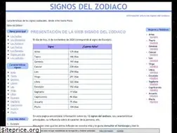 Sites similar to signosdelzodiaco.com.es