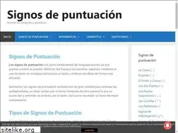 Sites similar to signosdepuntuacion.com