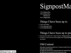 Sites similar to signpostmarv.name