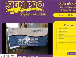 Sites similar to signproabilene.com
