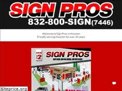 Sites similar to signproshouston.com