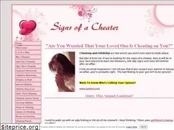 Sites similar to signs-of-a-cheater.com