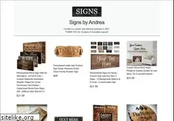 Sites similar to signsbyandrea.com