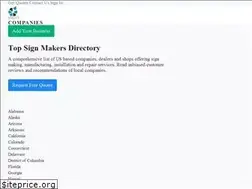 Sites similar to signscompanies.com