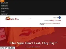 Sites similar to signsetccolorado.com