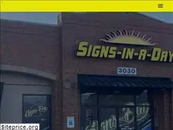 Sites similar to signsinadayinc.com