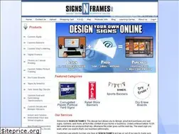 Sites similar to signsnframes.com