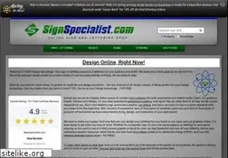 Sites similar to signspecialist.com