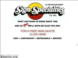 Sites similar to signspecialties.com