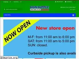 Sites similar to signsupplycanada.com