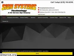 Sites similar to signsystemsga.com