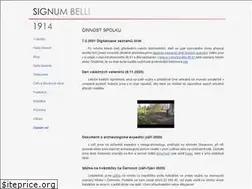 Sites similar to signumbelli1914.cz