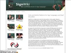 Sites similar to signwiki.org