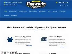 Sites similar to signworkssportswear.com