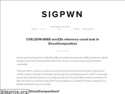 Sites similar to sigpwn.io