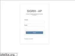 Sites similar to sigrh.ap.gov.br