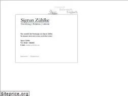 Sites similar to sigrunzuehlke.de