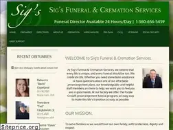 Sites similar to sigsfuneralservices.com
