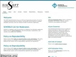 Sites similar to sigsoft.org