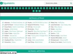 Sites similar to siguelaletra.com