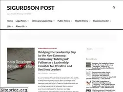 Sites similar to sigurdsonpost.com