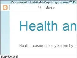 Sites similar to sihatabi3aya.blogspot.com