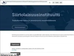 Sites similar to siirtolaisuusinstituutti.fi