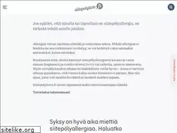 Sites similar to siitepolytieto.fi
