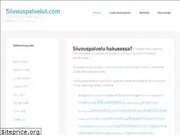Sites similar to siivouspalvelut.com