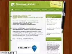 Sites similar to sikerespalyazatiras.hu