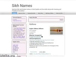 Sites similar to sikhnames.com