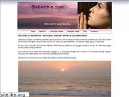 Sites similar to sikhwithin.com