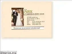 Sites similar to sikkszalon.hu