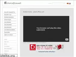Sites similar to silent-office-wall.de