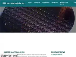 Sites similar to siliconmaterials.com
