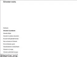 Sites similar to silvester.rocks