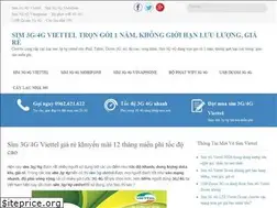 Sites similar to sim3gviettel.vn