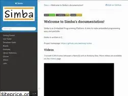Sites similar to simba-os.readthedocs.io