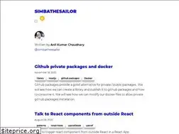 Sites similar to simbathesailor.dev