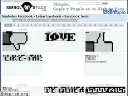 Sites similar to simbolosface.com