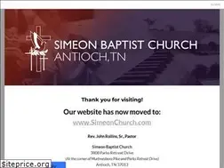 Sites similar to simeonbaptistchurch.com