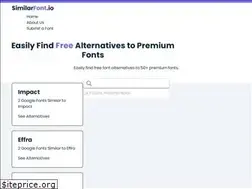 Sites similar to similarfont.io