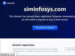 Sites similar to siminfosys.com